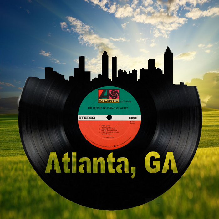 Atlanta Laser Cut Vinyl Record artist representation