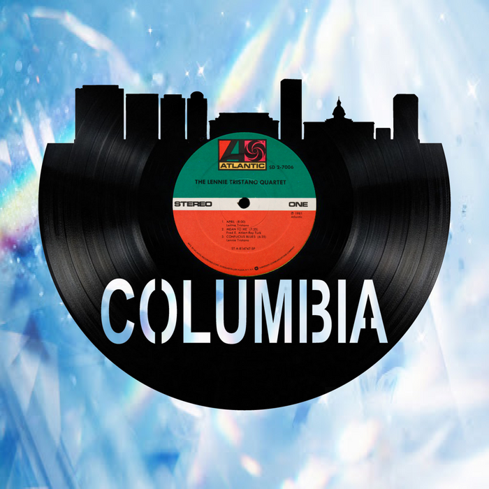 Columbia South Carolina Laser Cut Vinyl Record artist representation
