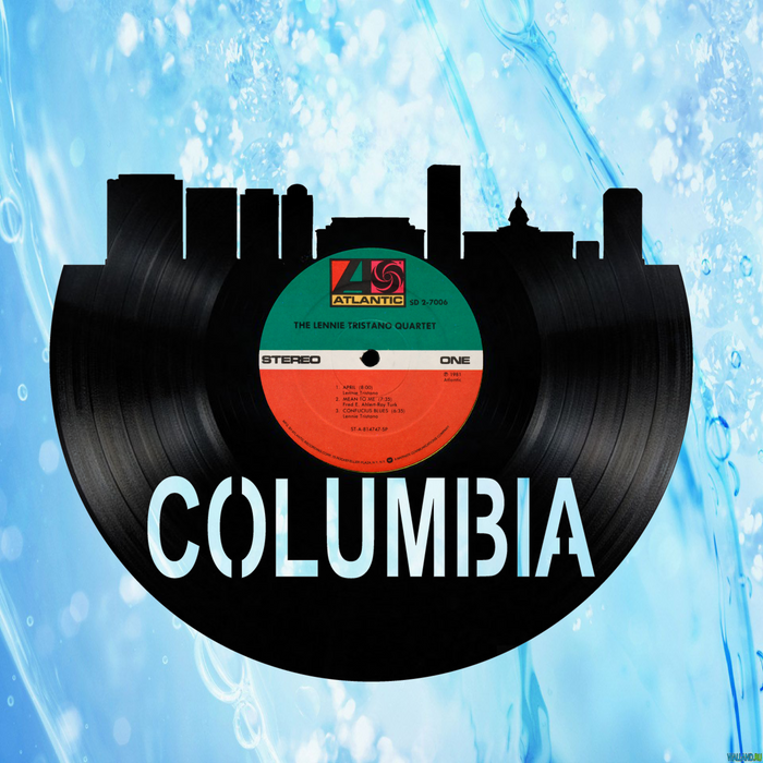 Columbia South Carolina Laser Cut Vinyl Record artist representation