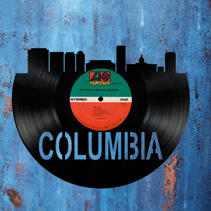 Columbia South Carolina Laser Cut Vinyl Record artist representation