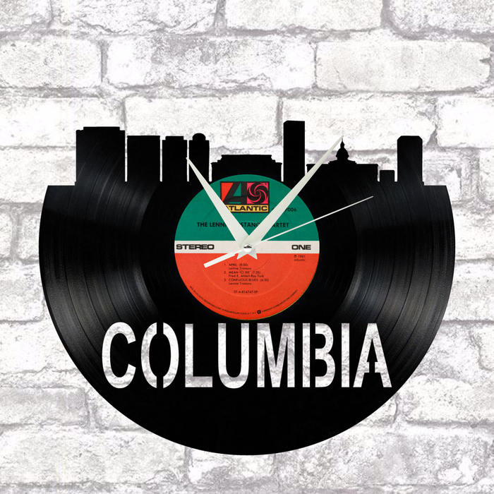 Columbia South Carolina Laser Cut Vinyl Record artist representation