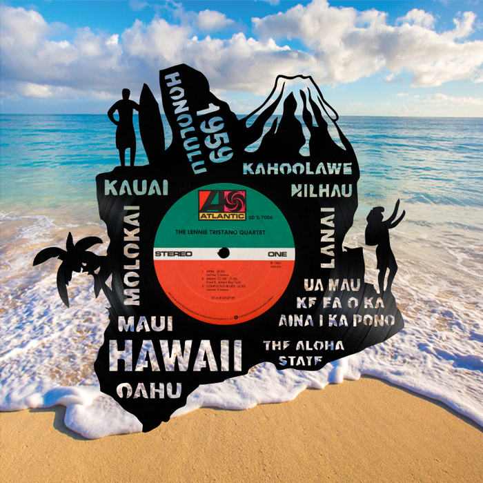 HAWAII-2 Laser Cut Vinyl Record artist representation