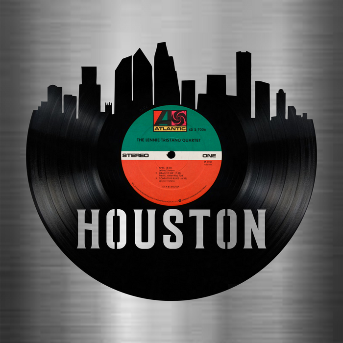 Houston Laser Cut Vinyl Record artist representation