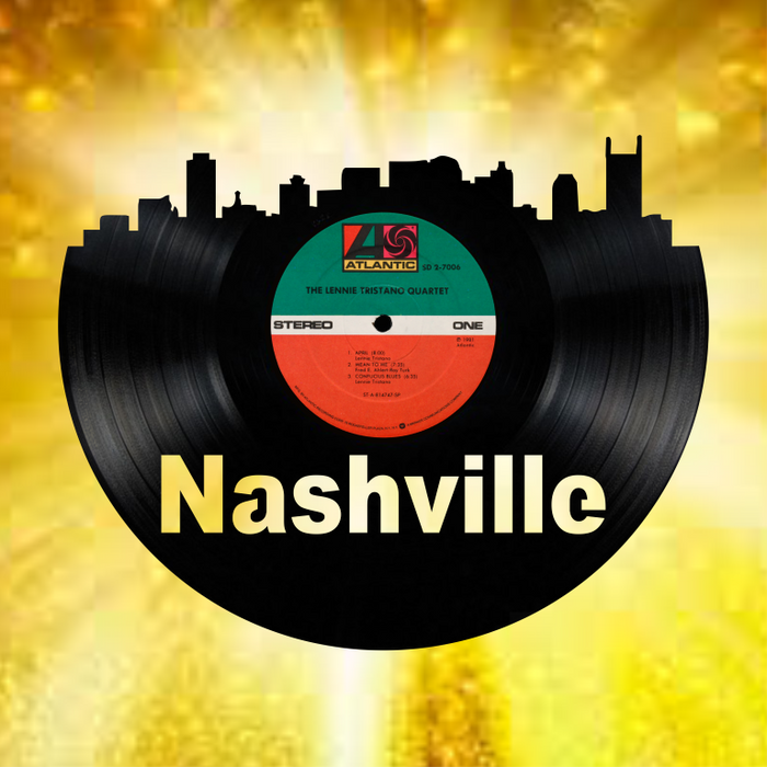 Nashville-1 Laser Cut Vinyl Record artist representation