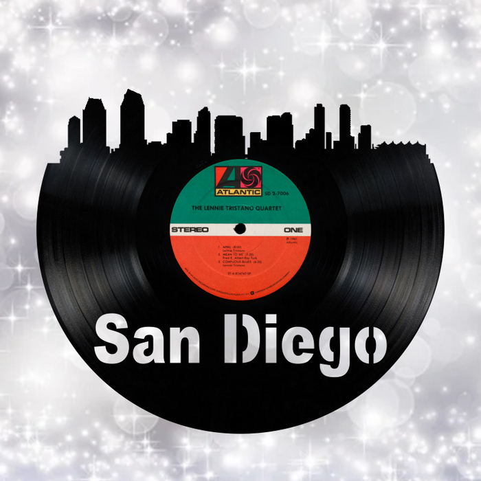 San Diego-1 Laser Cut Vinyl Record artist representation