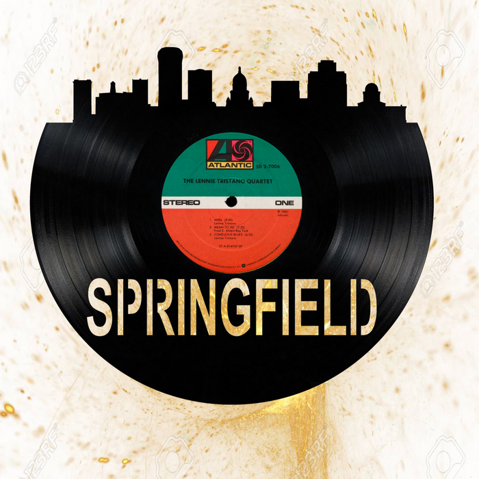 Springfield Illinois Laser Cut Vinyl Record artist representation