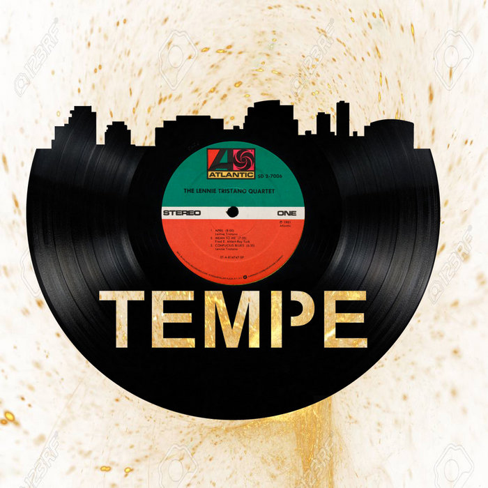 Tempe Laser Cut Vinyl Record artist representation