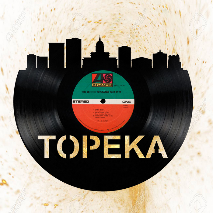 Topeka Kansas Laser Cut Vinyl Record artist representation