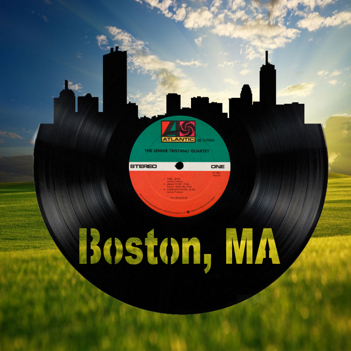 boston ma-1 Laser Cut Vinyl Record artist representation
