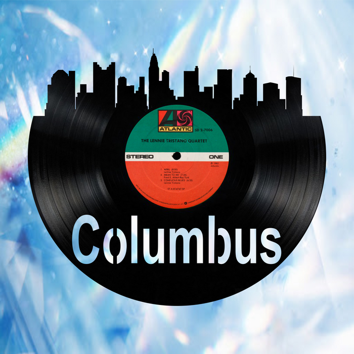 Columbus Laser Cut Vinyl Record artist representation