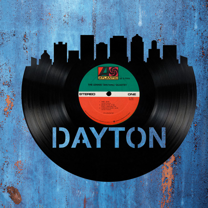 Dayton Ohio Laser Cut Vinyl Record artist representation
