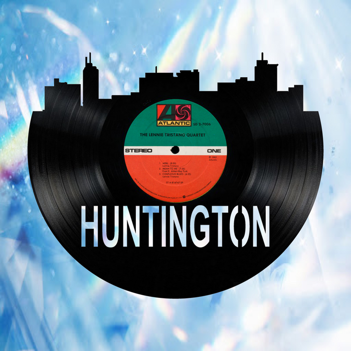 Huntington West Virginia Laser Cut Vinyl Record artist representation
