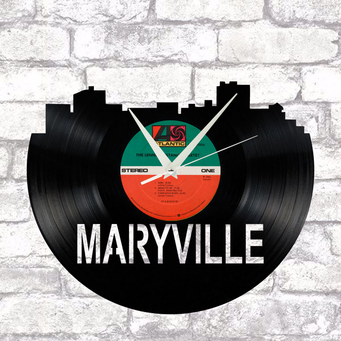 Maryville Tennessee Laser Cut Vinyl Record artist representation