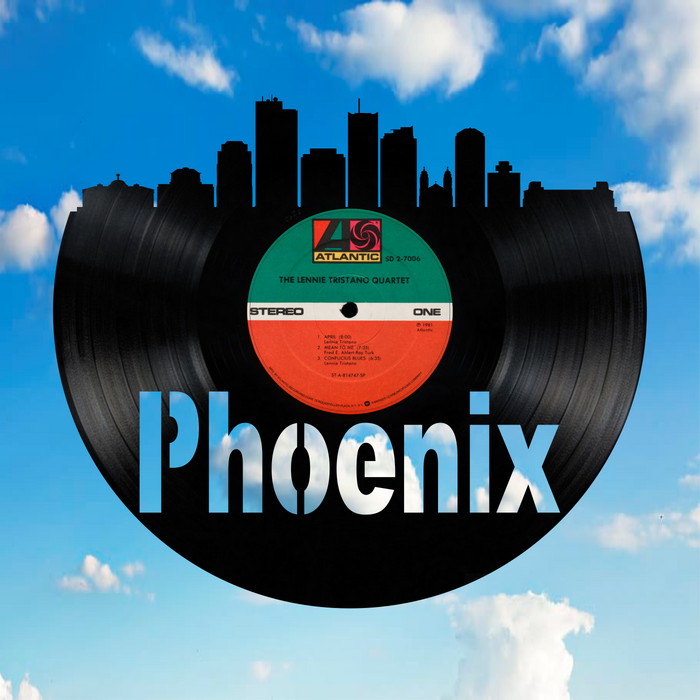 Phoenix Laser Cut Vinyl Record artist representation