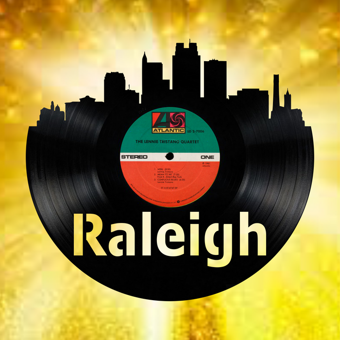 Raleigh Laser Cut Vinyl Record artist representation