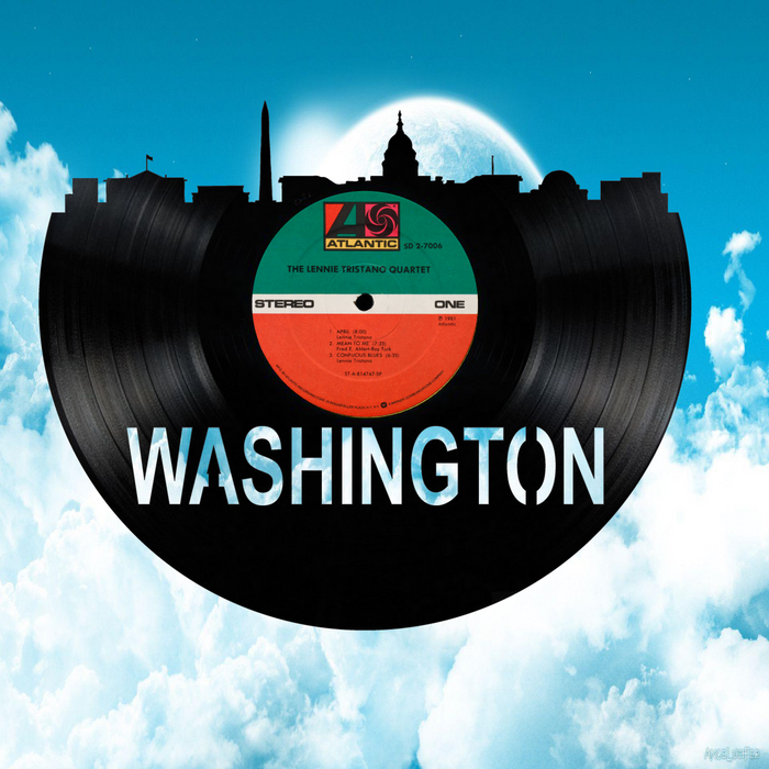 Washington Laser Cut Vinyl Record artist representation