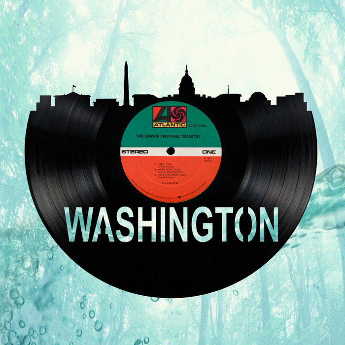 Washington Laser Cut Vinyl Record artist representation