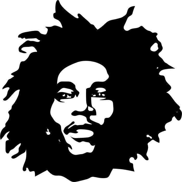BOB MARLEY Laser Cut Vinyl Record artist representation or vinyl clock