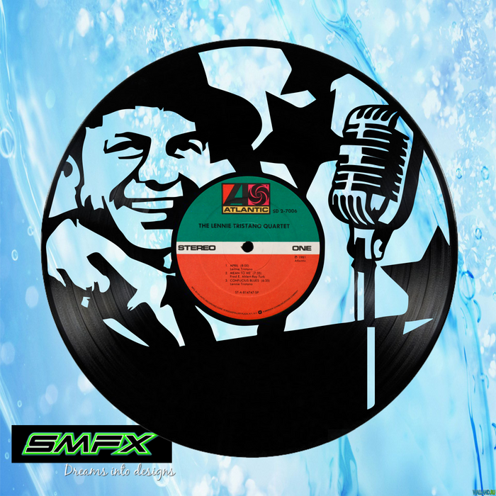 FRANK SINATRA Laser Cut Vinyl Record artist representation or vinyl clock