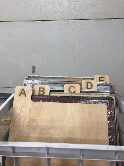 Record dividers A-Z to sort your collection full set