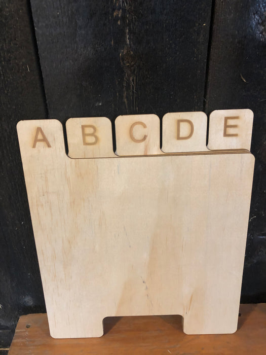 Record dividers A-Z to sort your collection full set