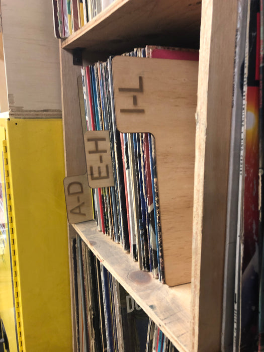 Record dividers A-Z to sort your collection set of 6