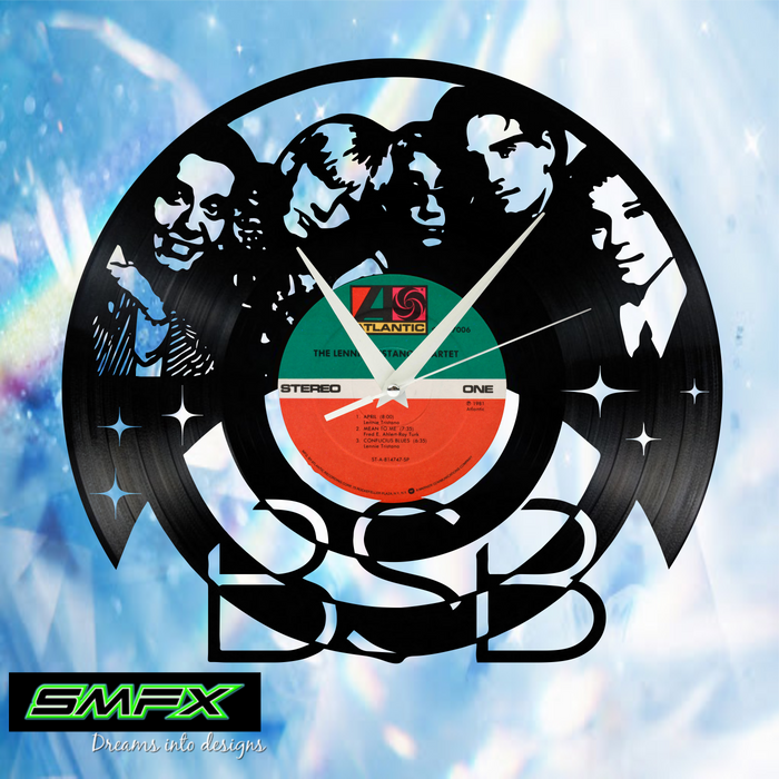 backstreet boys perfect circle Laser Cut Vinyl Record artist representation or vinyl clock
