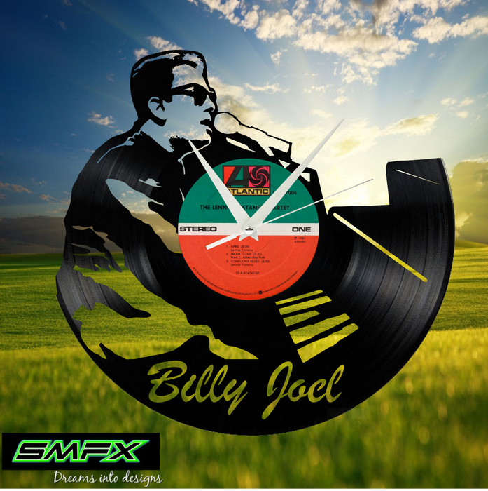 billy joel Laser Cut Vinyl Record artist representation