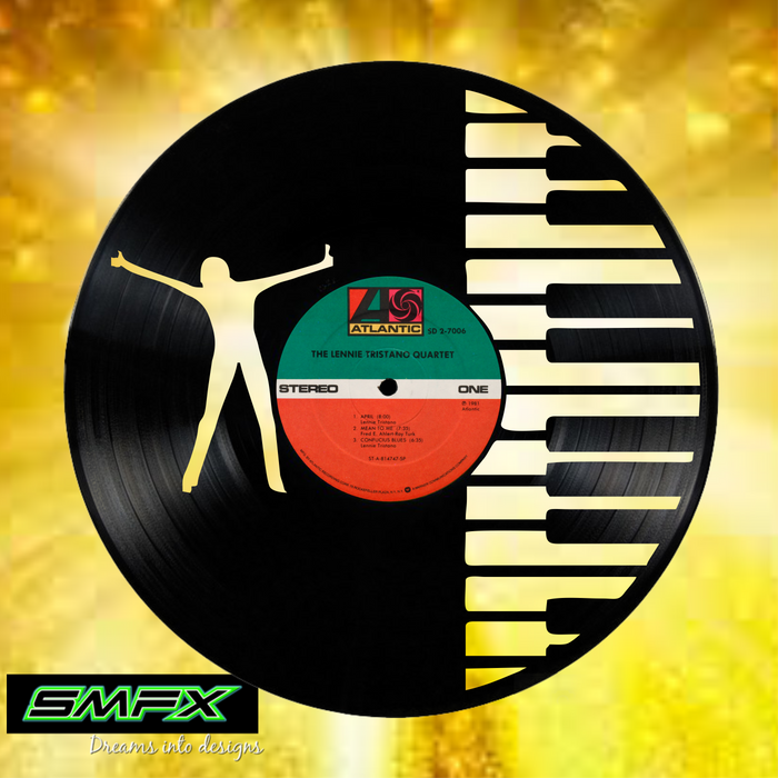 billy joel Laser Cut Vinyl Record artist representation