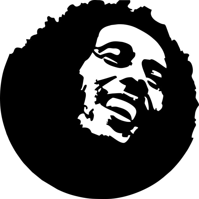 bob marley Laser Cut Vinyl Record artist representation or vinyl clock