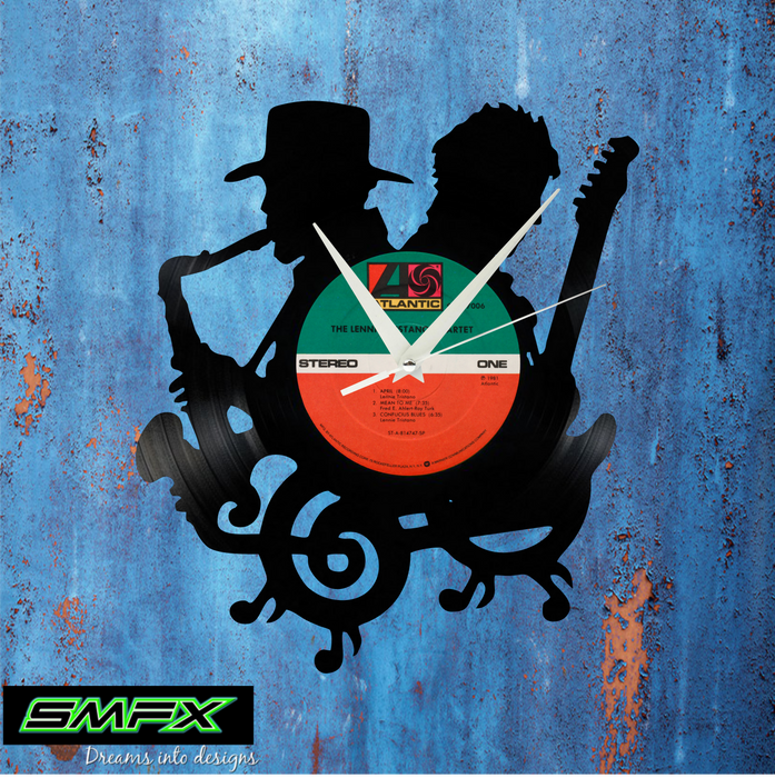 Bruce springsteen Laser Cut Vinyl Record artist representation or vinyl clock