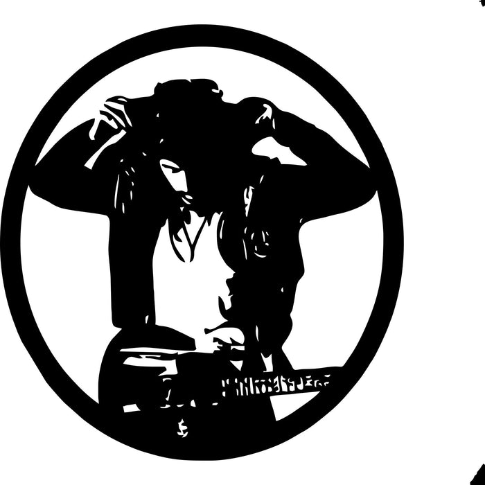 Bruce springsteen Laser Cut Vinyl Record artist representation or vinyl clock