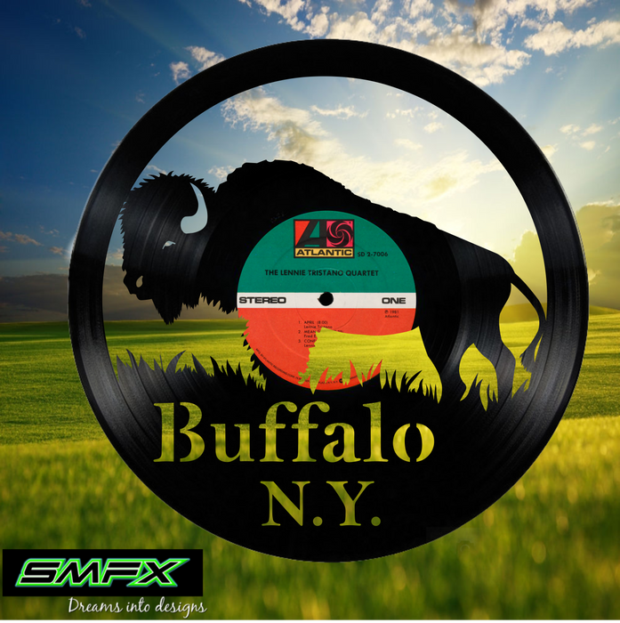 buffalo ny-2 Laser Cut Vinyl Record artist representation
