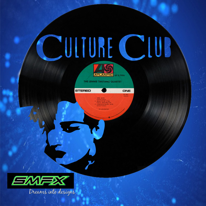 culture club Laser Cut Vinyl Record artist representation or vinyl clock