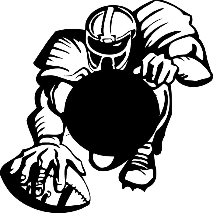 football-1 Laser Cut Vinyl Record artist representation