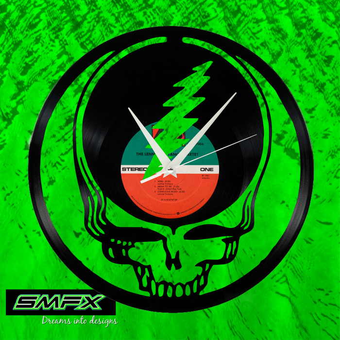 GRATEFUL DEAD Laser Cut Vinyl Record artist representation or vinyl clock