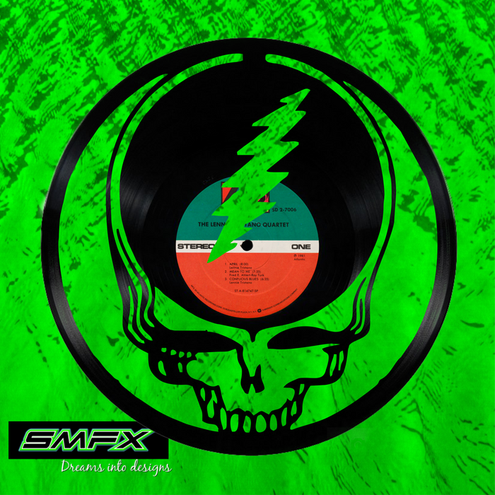 GRATEFUL DEAD Laser Cut Vinyl Record artist representation or vinyl clock