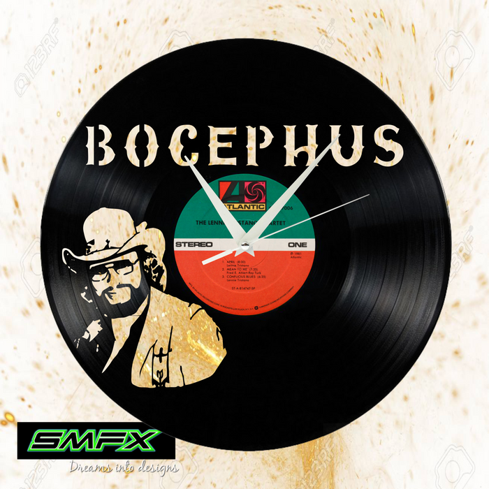 Hank Williams JR Laser Cut Vinyl Record artist representation or vinyl clock