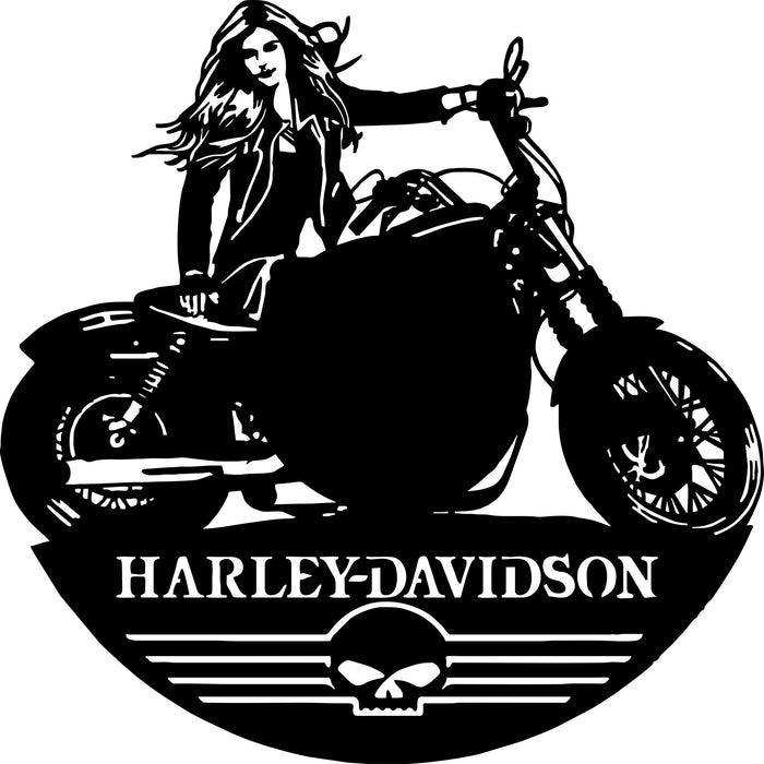 harley-7 Laser Cut Vinyl Record artist representation