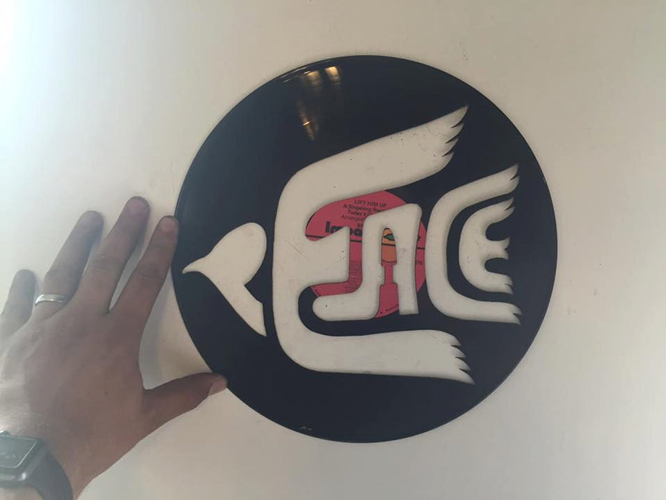 Peace Laser Cut Vinyl Record