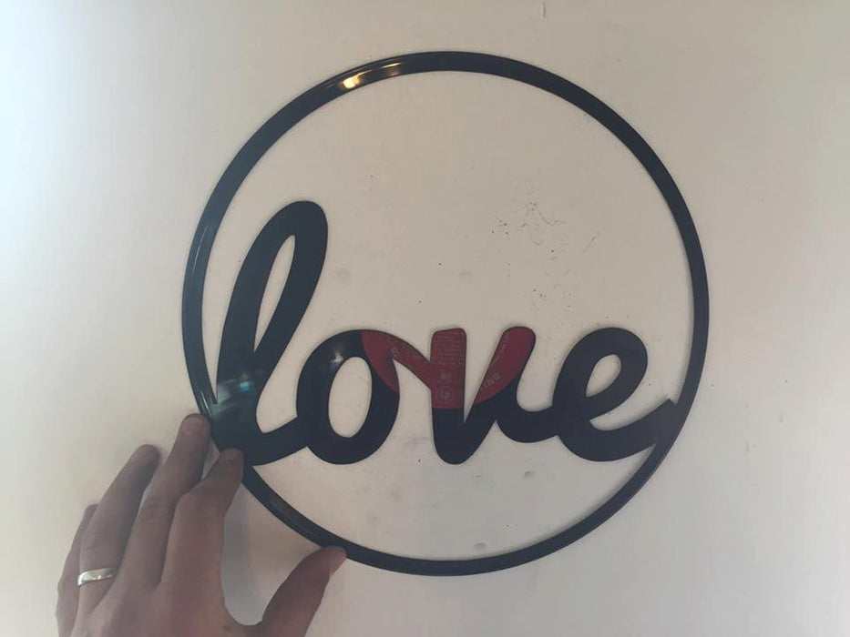 Love Laser Cut Vinyl Record artist representation