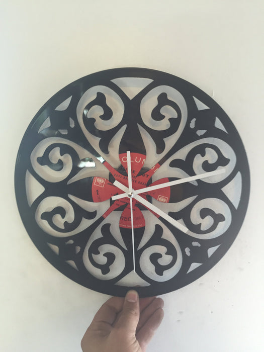 latice clock Laser Cut Vinyl Record artist representation 1