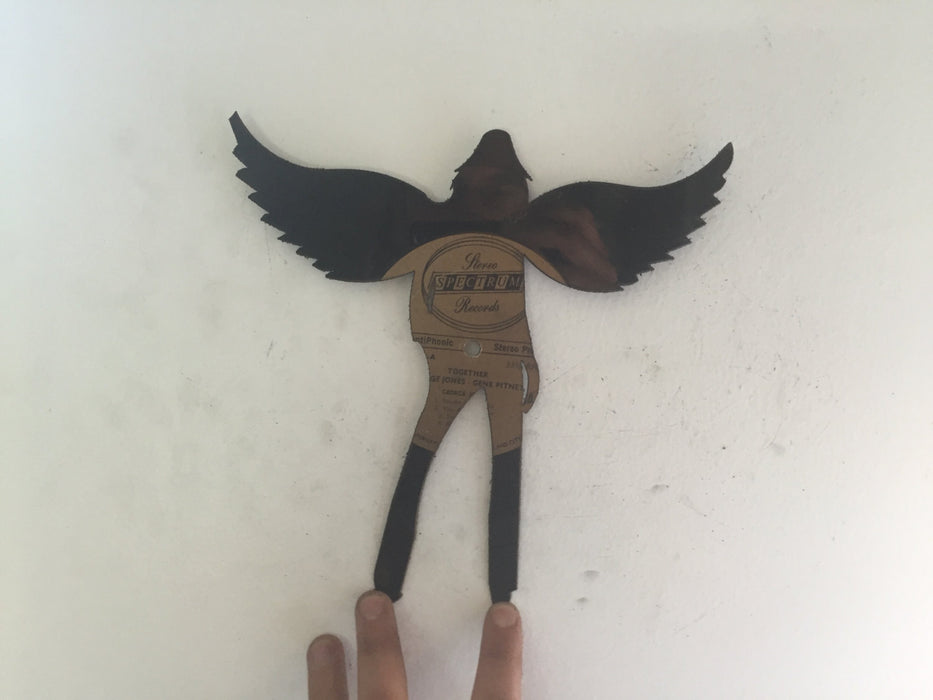 rock angel Laser Cut Vinyl Record artist representation