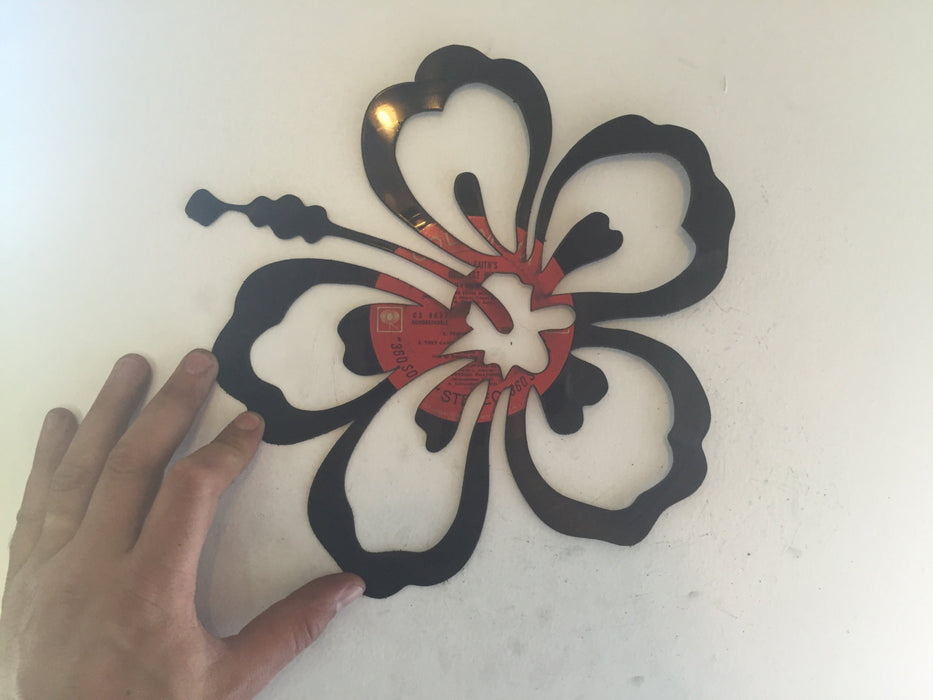hawaii flower Laser Cut Vinyl Record artist representation