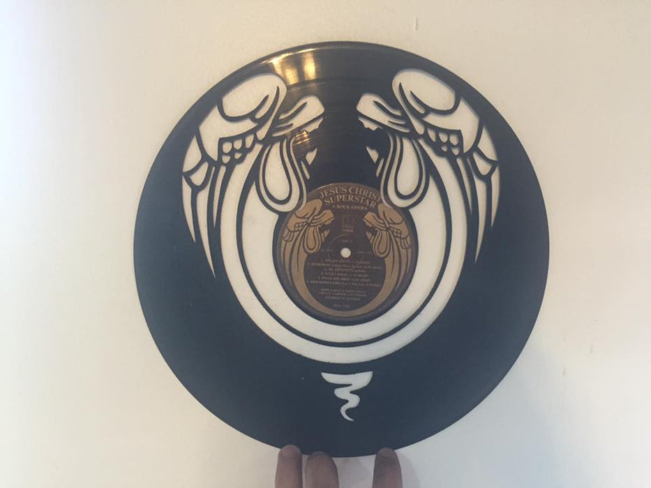 jesus christ superstar Laser Cut Vinyl Record artist representation or vinyl clock