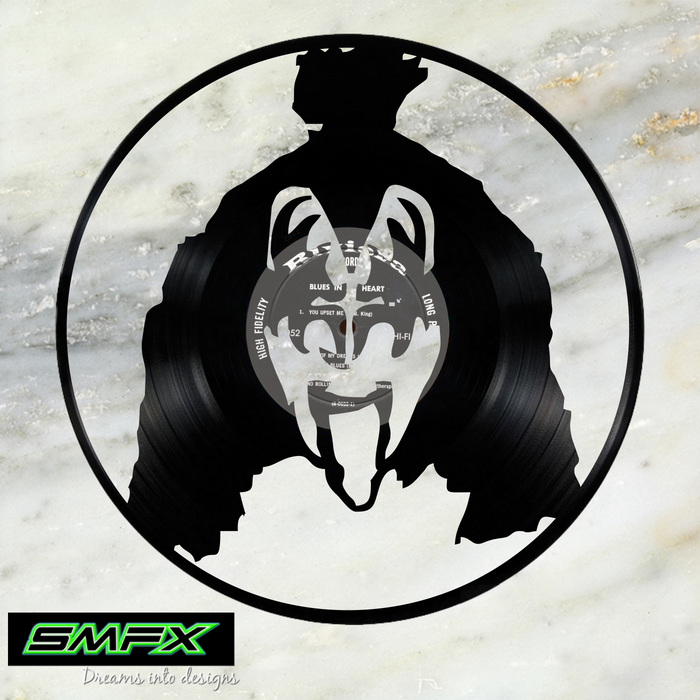 kiss Laser Cut Vinyl Record artist representation or vinyl clock