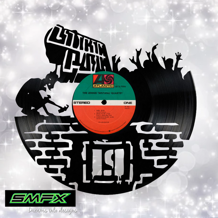 linkin park Laser Cut Vinyl Record artist representation or vinyl clock