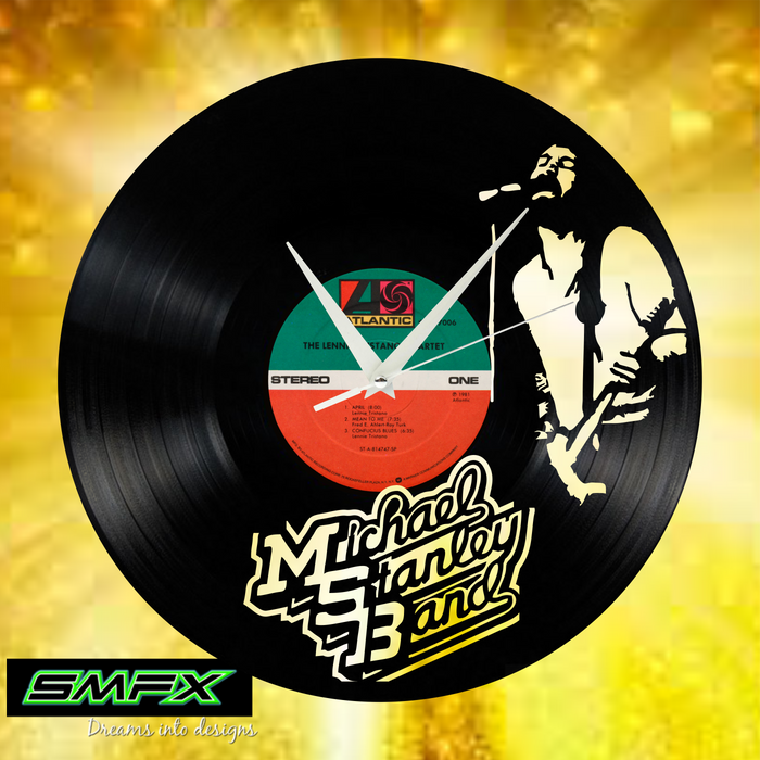 michael stanley band Laser Cut Vinyl Record artist representation or vinyl clock