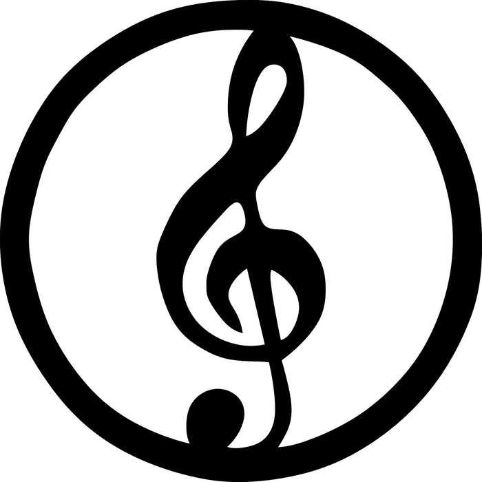 music notes-3 Laser Cut Vinyl Record artist representation