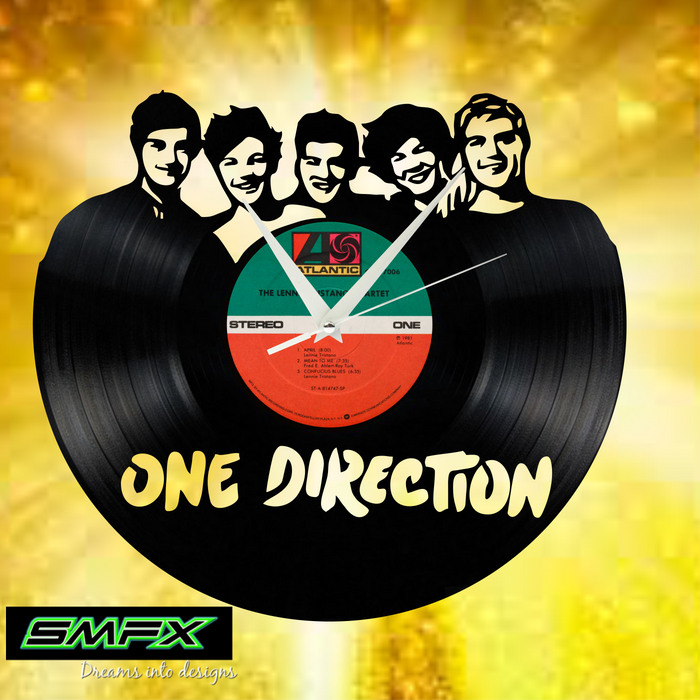 one direction Laser Cut Vinyl Record artist representation